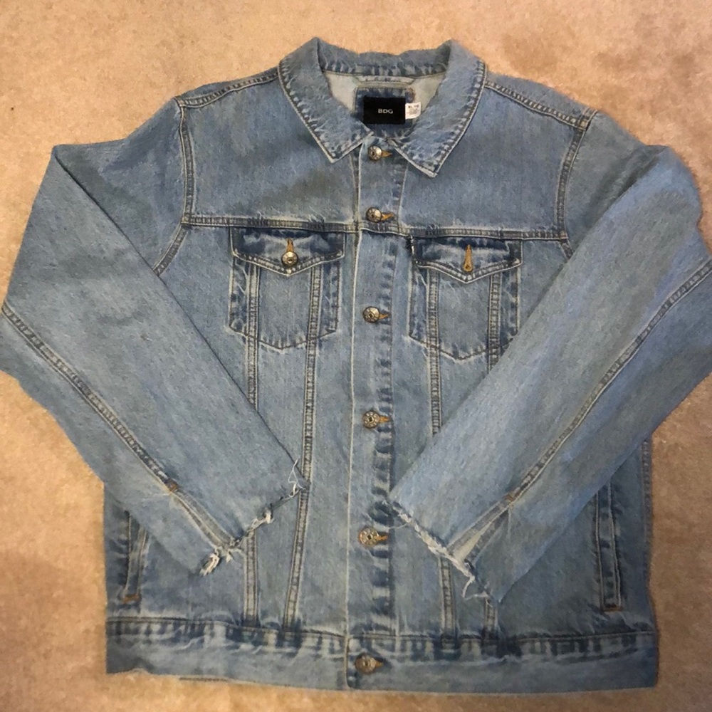 BDG Jeans Mens Size XL Light Wash Denim Jacket